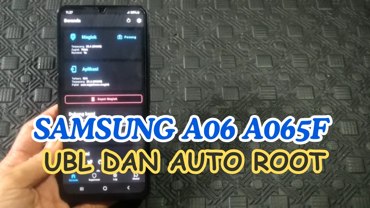Mudah..!!! Unlock Bootloader Dan Auto ROOT Samsung A06 A065F Magisk 2026