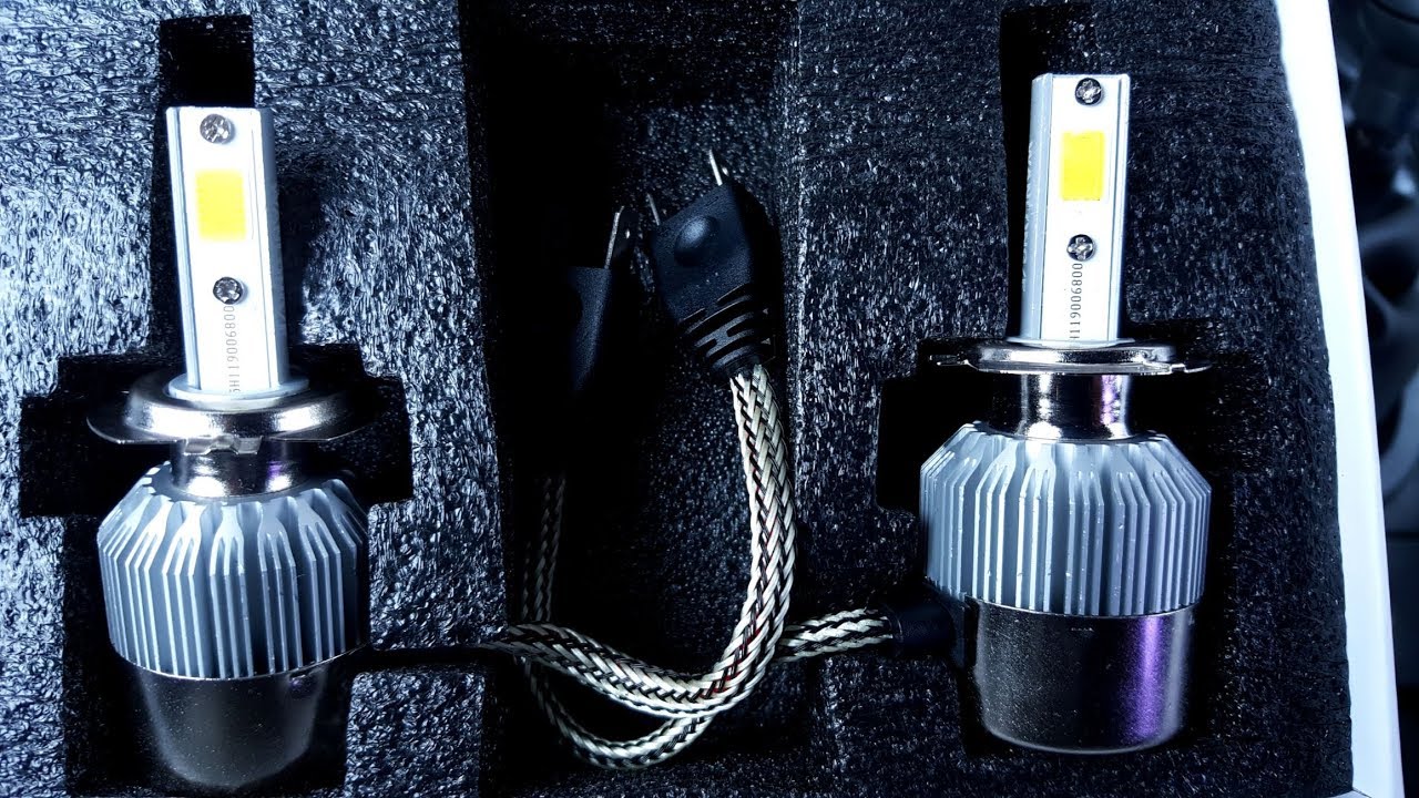 TEST BECURI LED H7 HEADLIGHT MARCA C6 7600 LUMENI  PE CITROEN C4