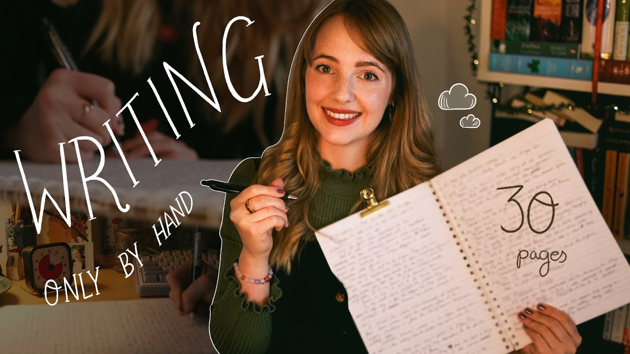 a whole week without typing! 🖋️ writing my fantasy novel by hand vlog