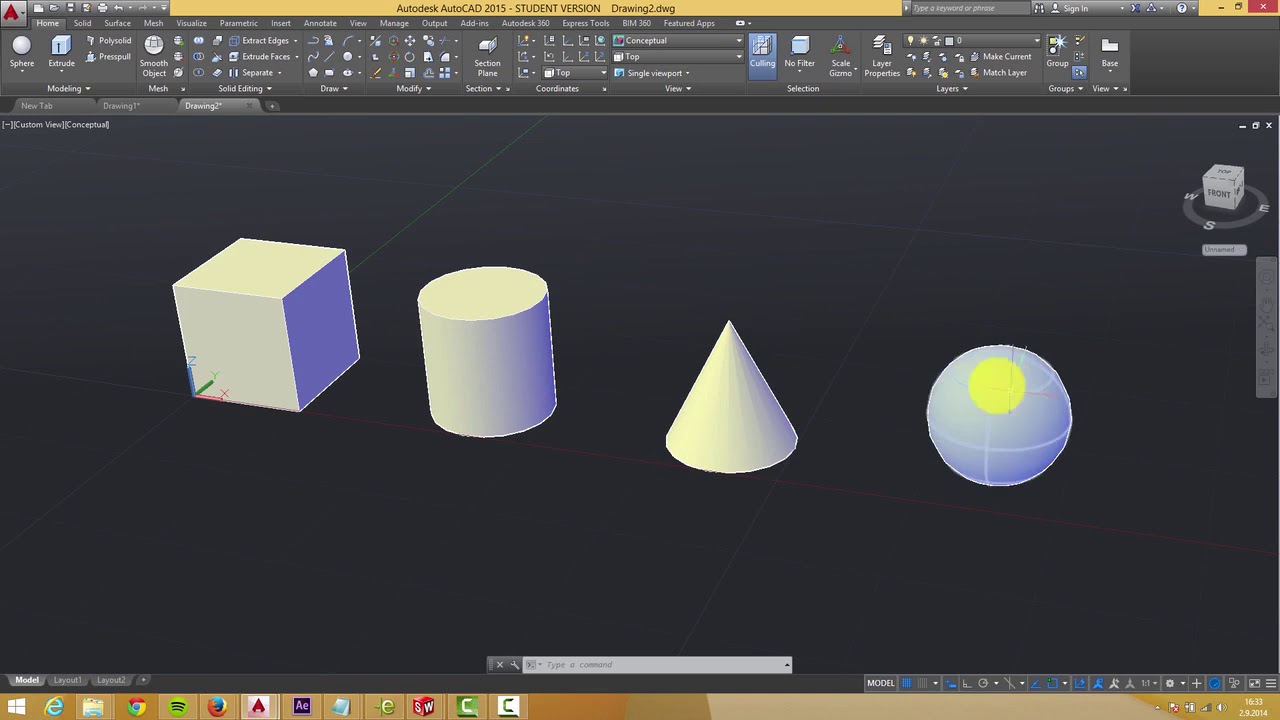 Autocad Navigasyon Araçları ve View Paneli