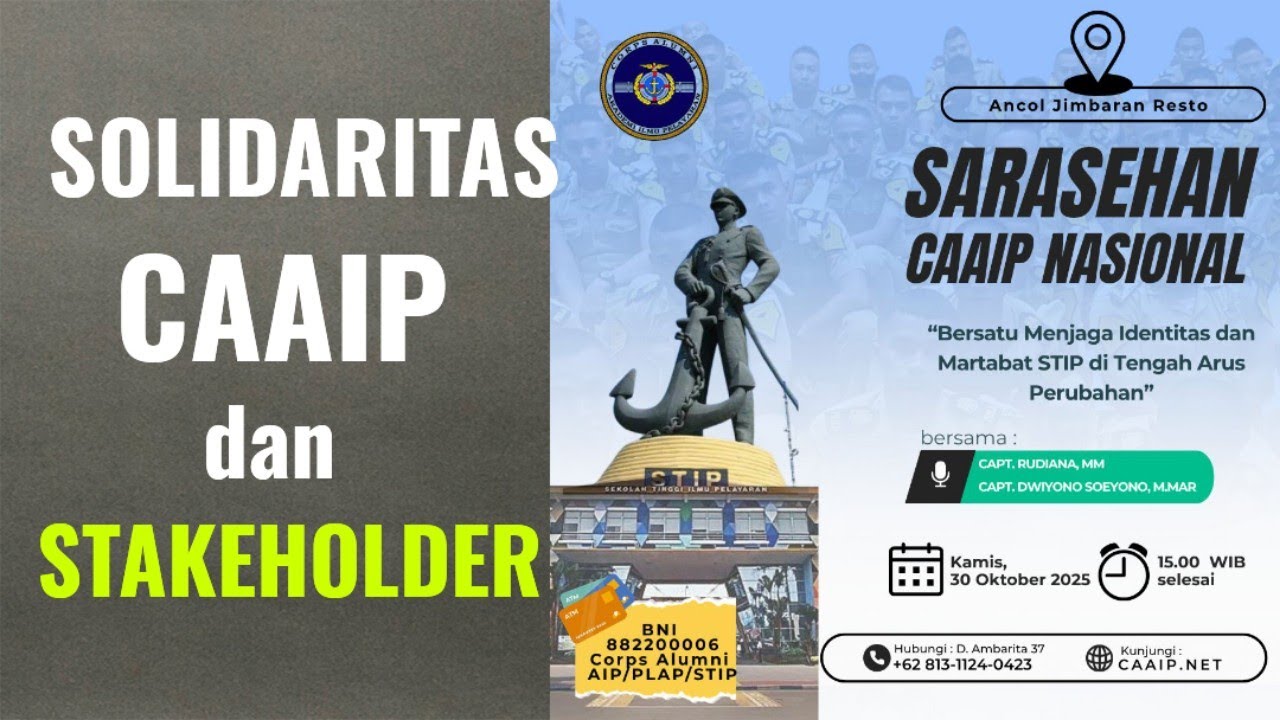 Part 1: Sarasehan CAAIP Dan Stakeholder di Ancol Jimbaran Resto