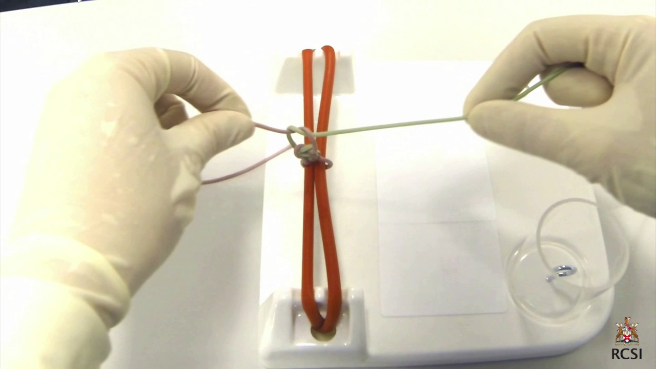 Knot tying at an angle (Direction 2) 100% speed