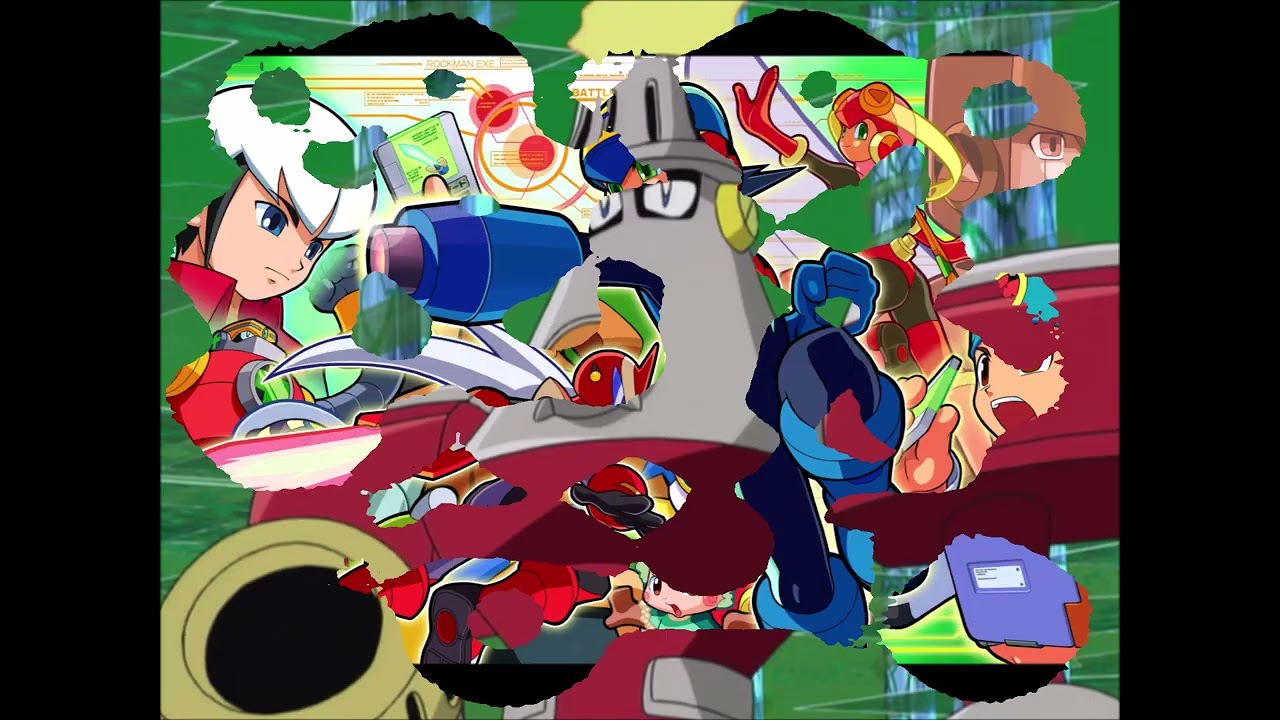 Mega Man Battle Network Fire Field 2000's Anime Style