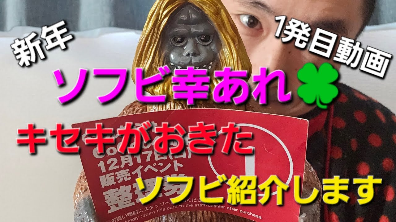 ４１話　みんなに幸福を呼ぶソフビのご紹介です✨みなに幸あれ❗