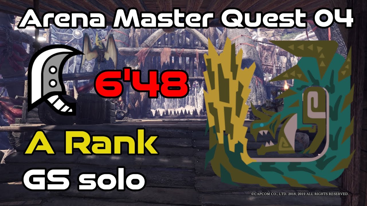 MHWI - Arena Acidic Glavenus GS solo A rank