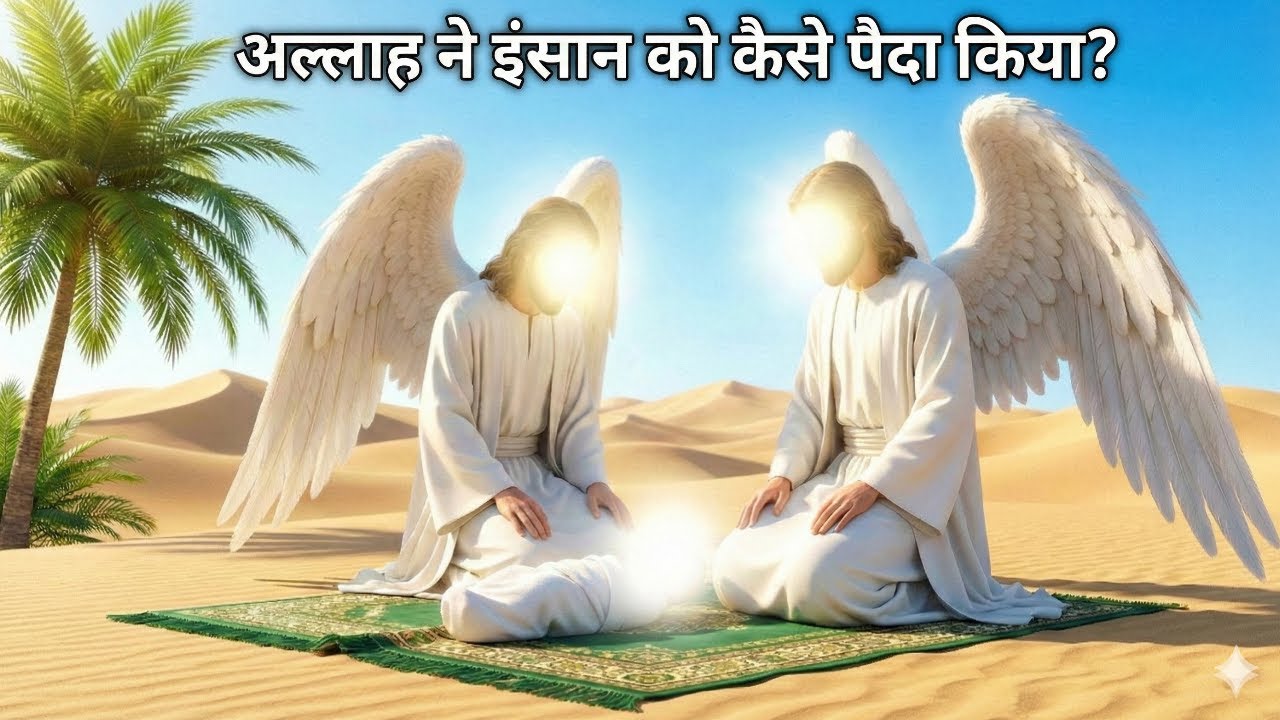 दुनिया का पहला इंसान कैसे बना? | The Creation of Hazrat Adam (A.S.) |  How Allah Created Human |