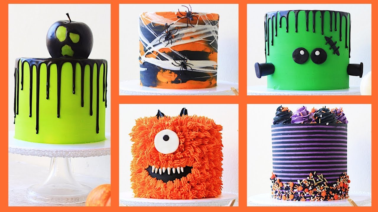 5 PASTELES DE HALLOWEEN | IDEAS FACILES Y RAPIDAS