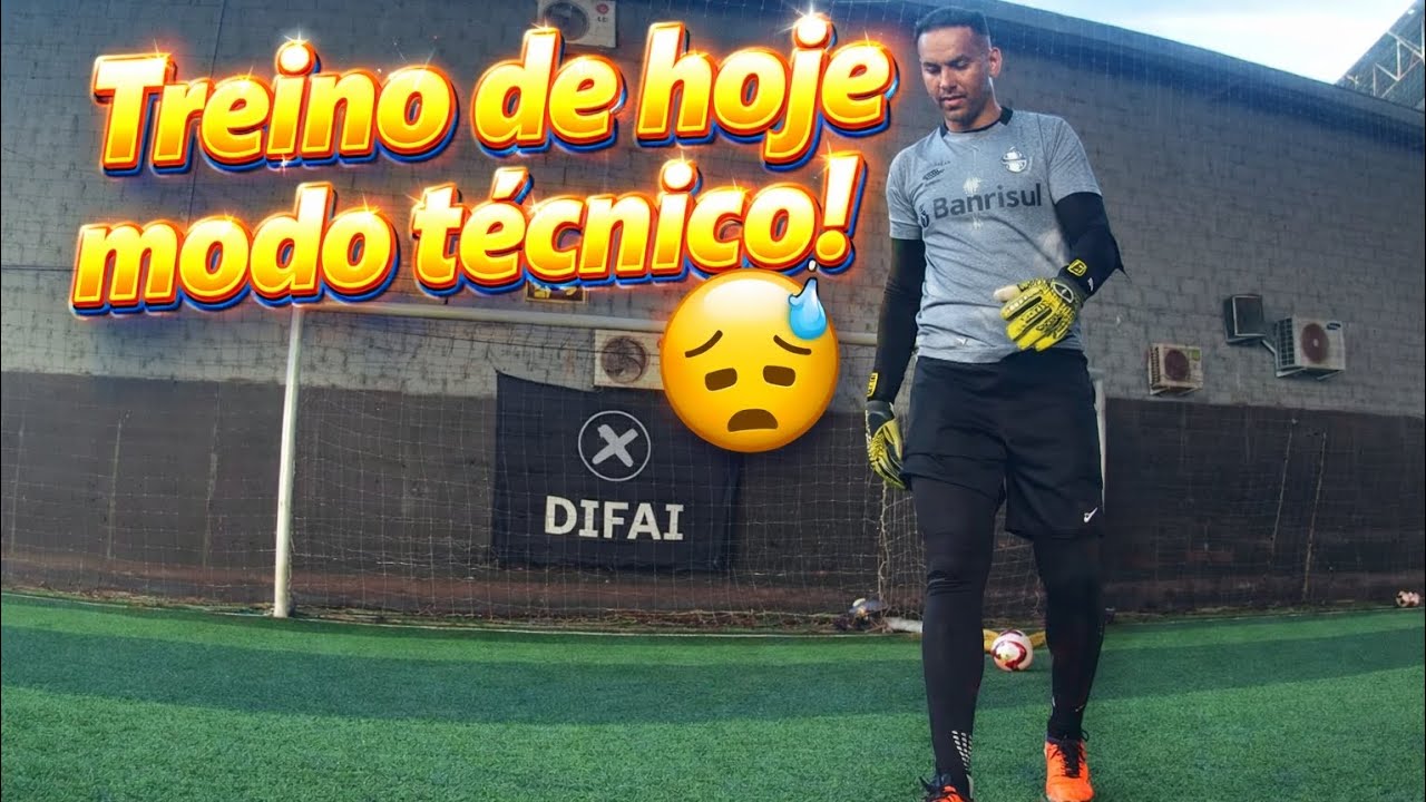 Treino Técnico de Goleiro… Olha o Que Aconteceu 😰⚽