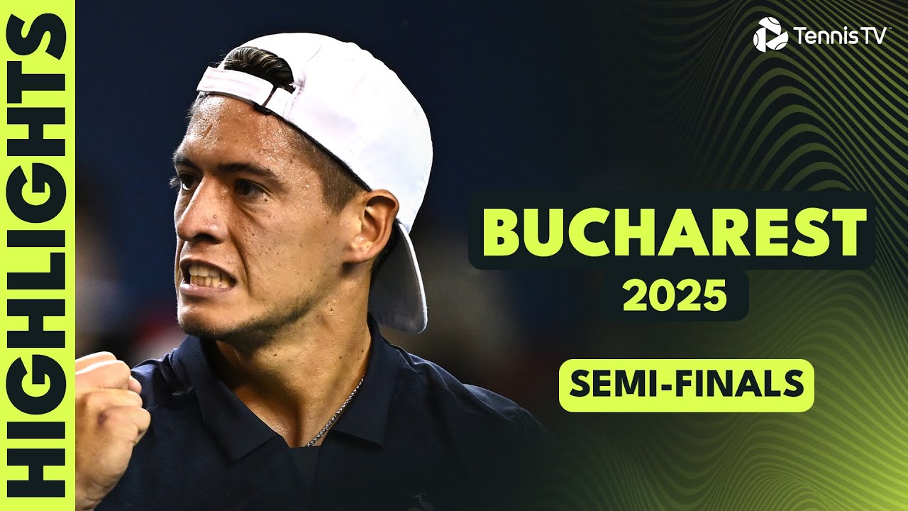 Baez Takes On Fucsovics; Cobolli Faces Dzumhur | Bucharest 2025 Semi-Final Highlights