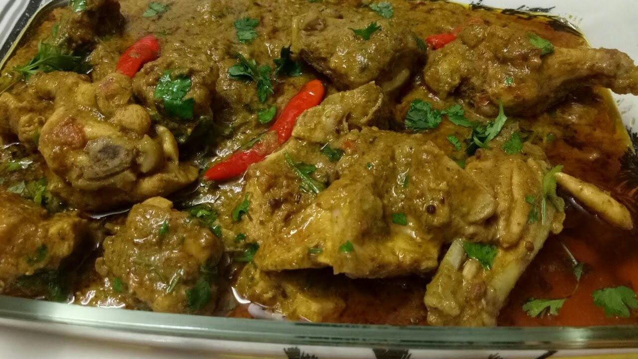 Hara Masala Chicken |  Green chicken /how to make green chicken/