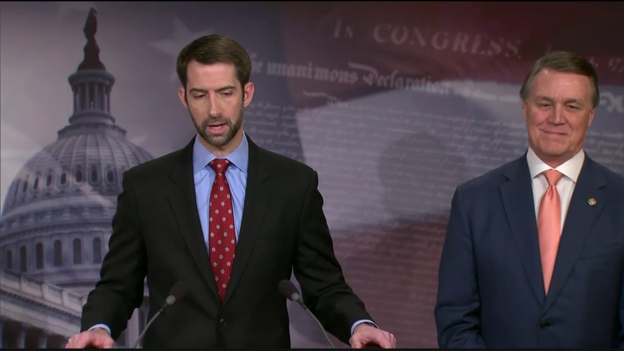 Senators David Perdue and Tom Cotton RAISE Act Press Conference