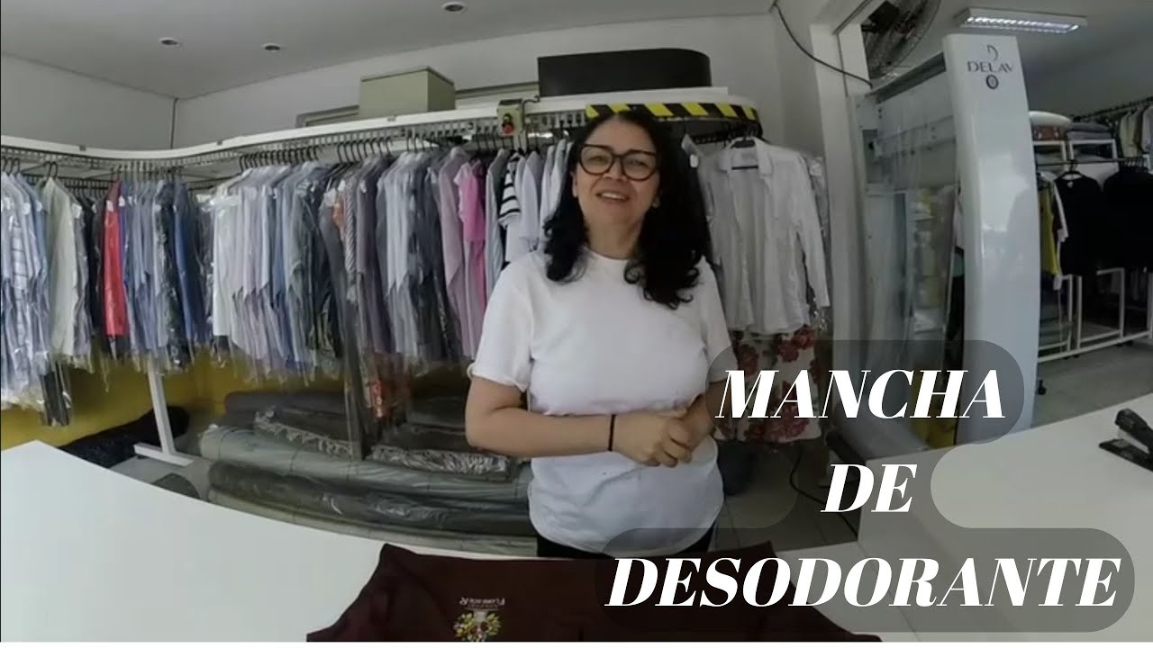 COMO TIRAR MANCHA DE DESODORANTE DA ROUPA ESCURA