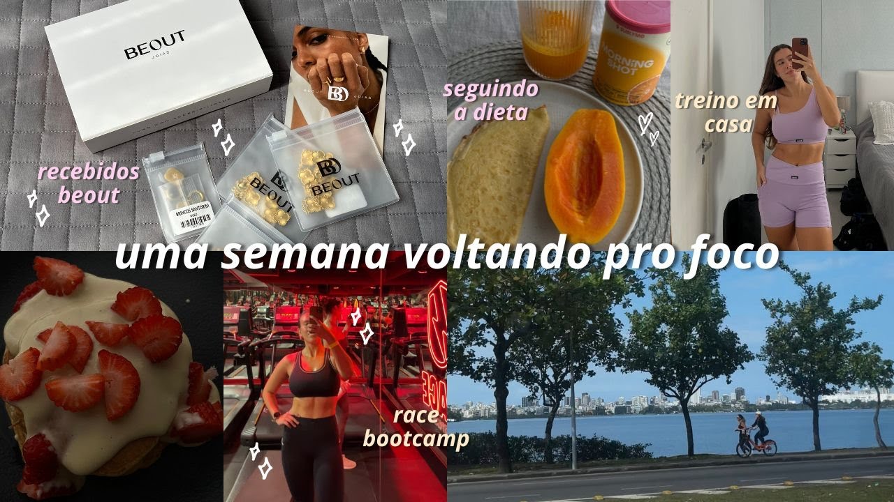 Vlog da Semana: Unboxing Joias Beout + treinos, dieta e um treino novo na Race Bootcamp