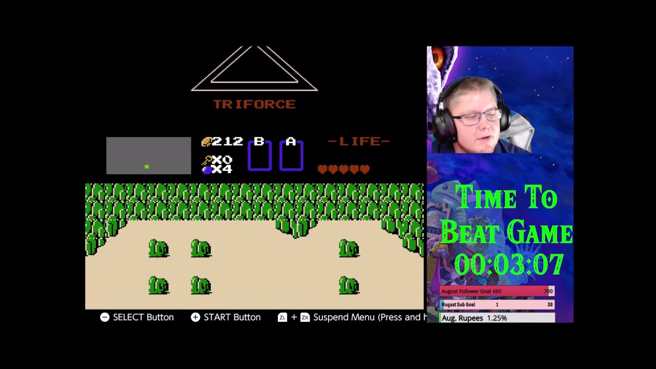 Zelda 1 zero death personal best. No glitches, 100%