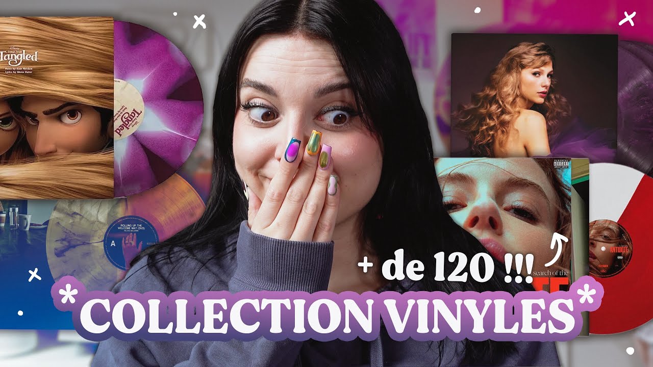 Ma collection de vinyles 💿  (+ de 120 😱) !!