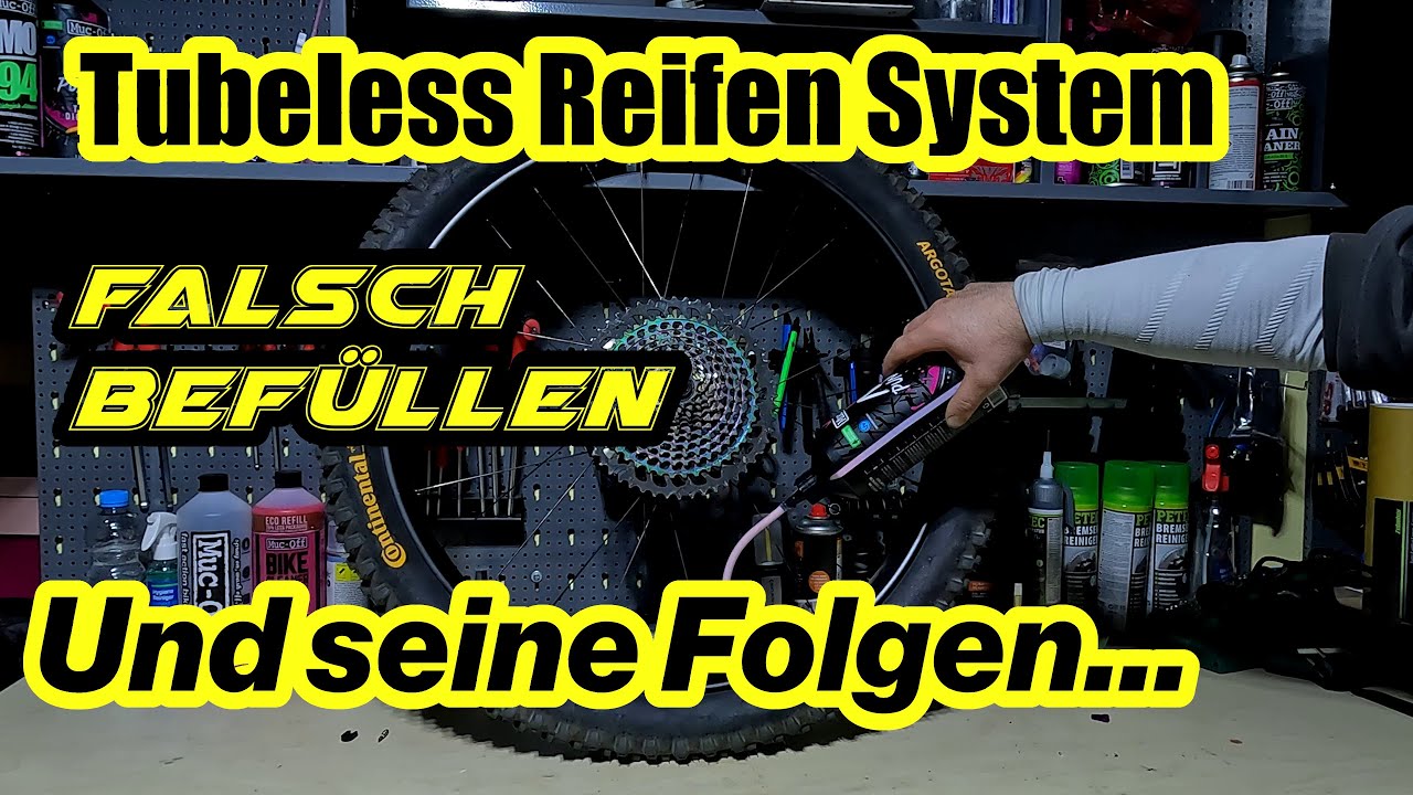 Tubeless falsch befüllen | Und seine Folgen | Fehler vermeiden