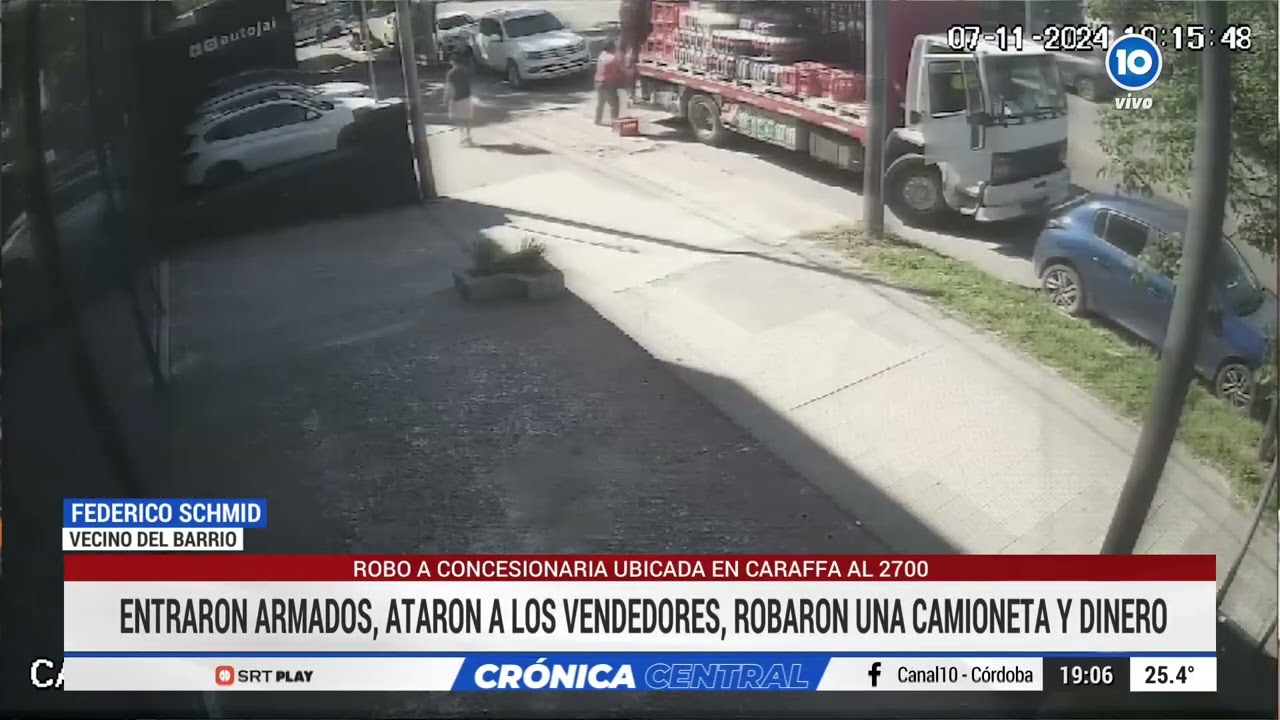 Robo en concesionaria de Córdoba: armados, maniataron a vendedores y se llevaron una camioneta