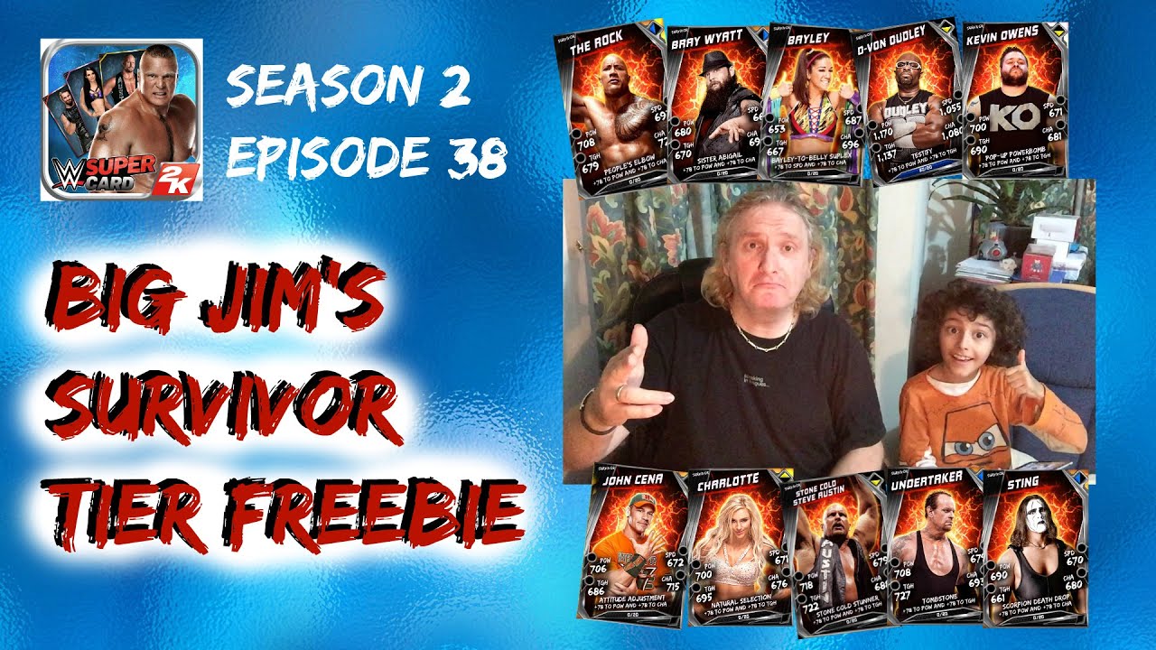 WWE SuperCard #2:38 : Big Jim's Survivor Tier Freebie