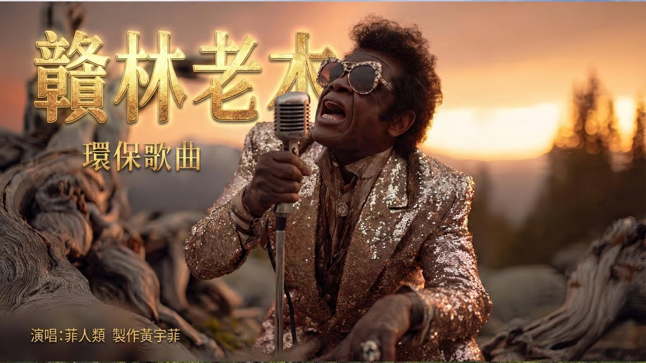 諧音三部曲，首部曲「贛林老木」！這首藍調放克真的太有味道了！聽過這麼帥的環保歌嗎？，節奏感拉滿！江西深山的萬年老靈魂：當諧音梗遇上 70 年代 Funky Soul。#贛林老木 #諧音梗  #環保歌曲