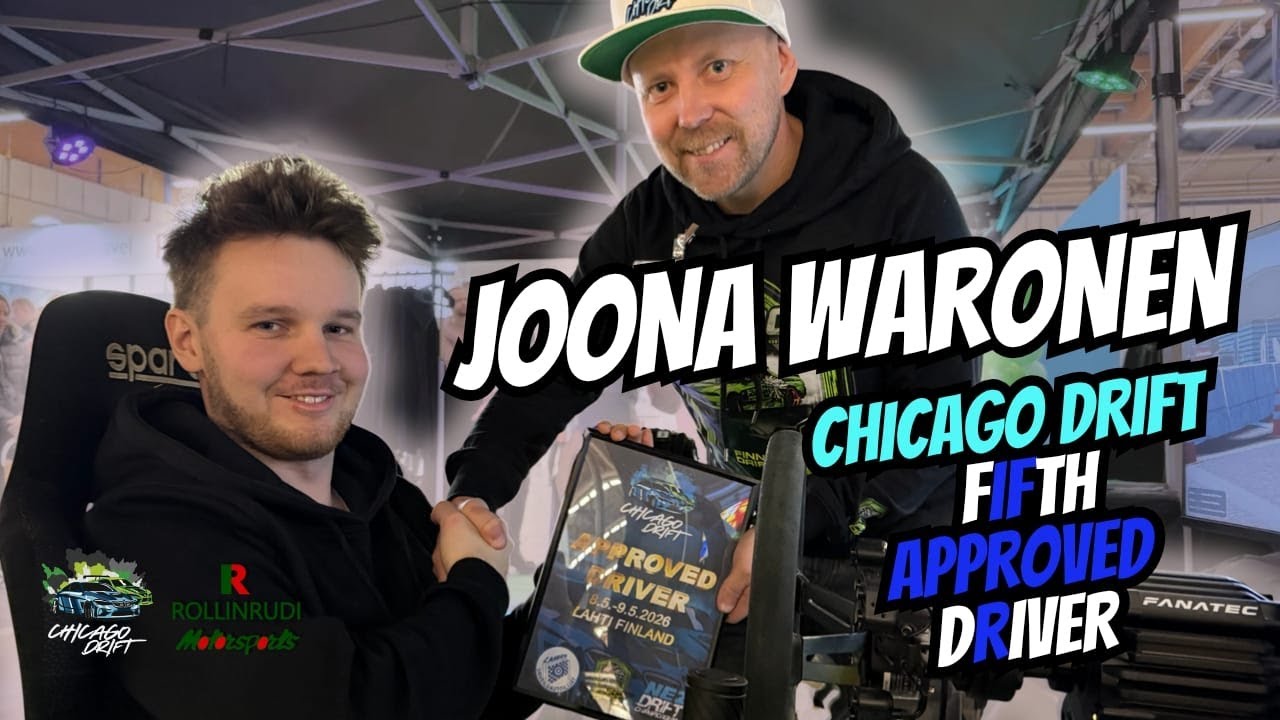 JOONA WARONEN SIGNED! | Chicago Drift x Rollinrudi