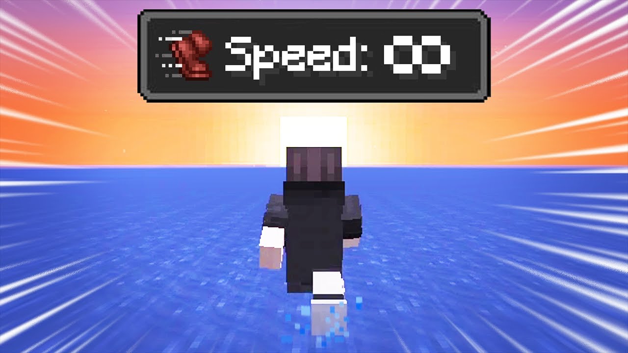 What does Speed Infinity &infin; look like in Minecraft?