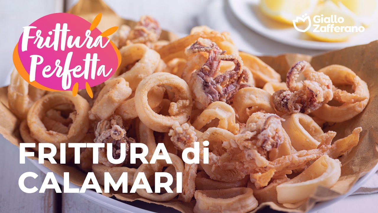 FRITTURA di CALAMARI😋 - CROCCANTE e LEGGERA💙🦑🌊