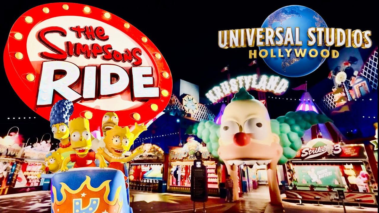 The Simpsons Ride 2026 [4K POV] Universal Studios Hollywood 