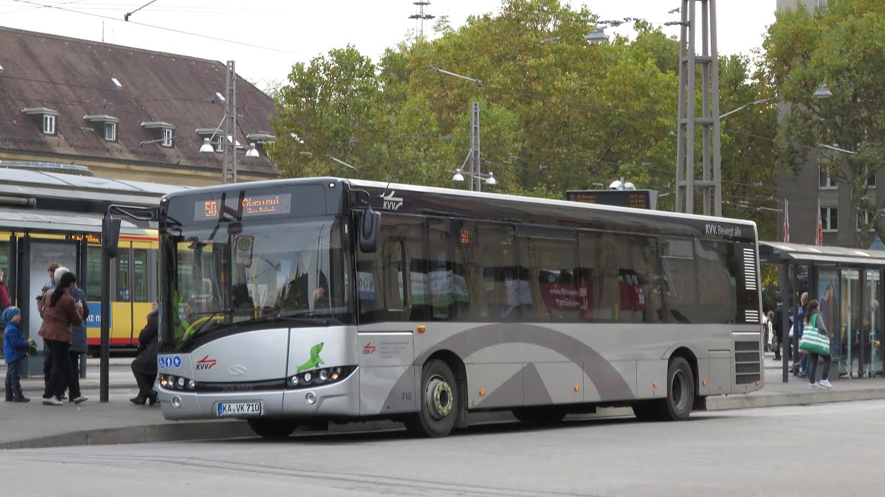 [Sound] Bus Solaris Urbino 10,9 LE | #710 | Verkehrsbetriebe Karlsruhe GmbH