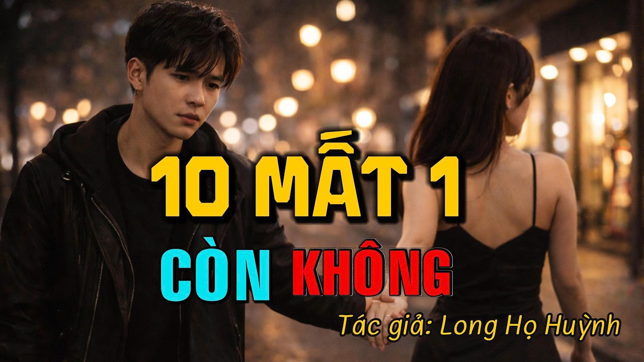 10 MẤT 1 CÒN KHÔNG - Lyrics - Cover Giọng nam mềm mại, da diết!