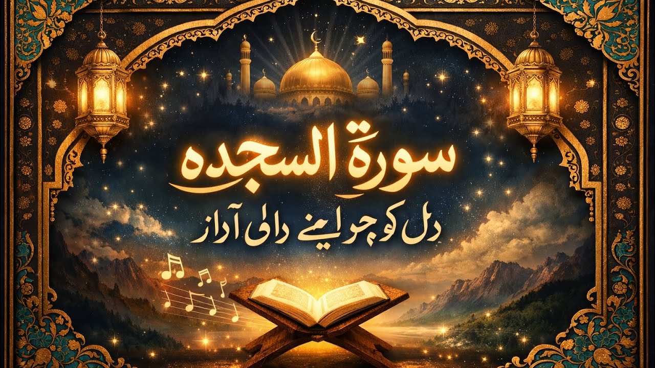 Abdur Rahman Masood very beautiful voice surah sujda heart touching voice 
