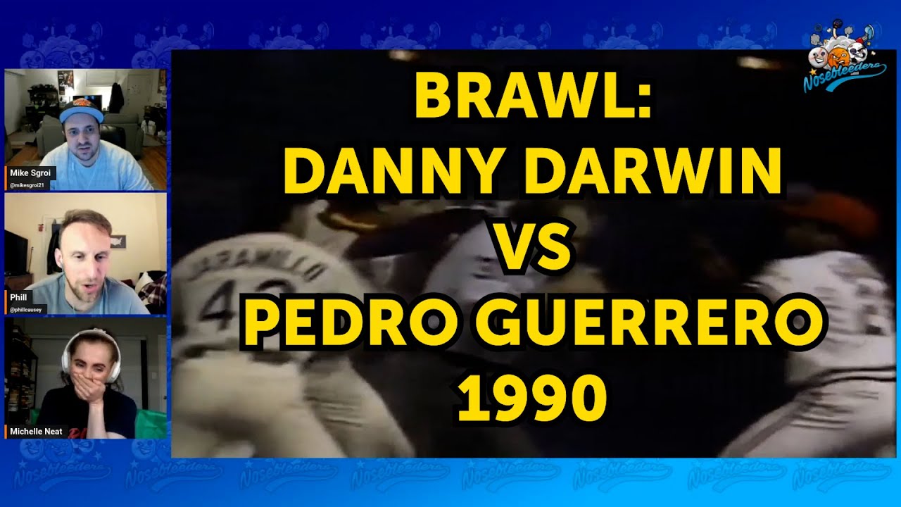 BRAWL: Danny Darwin vs Pedro Guerrero 1990