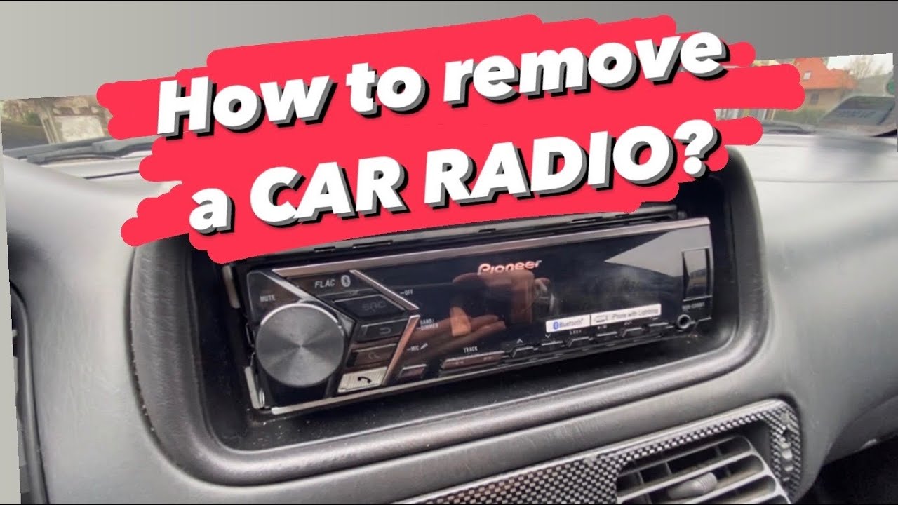 How to remove a car radio on Toyota Corolla E11 - Nick Bakhur