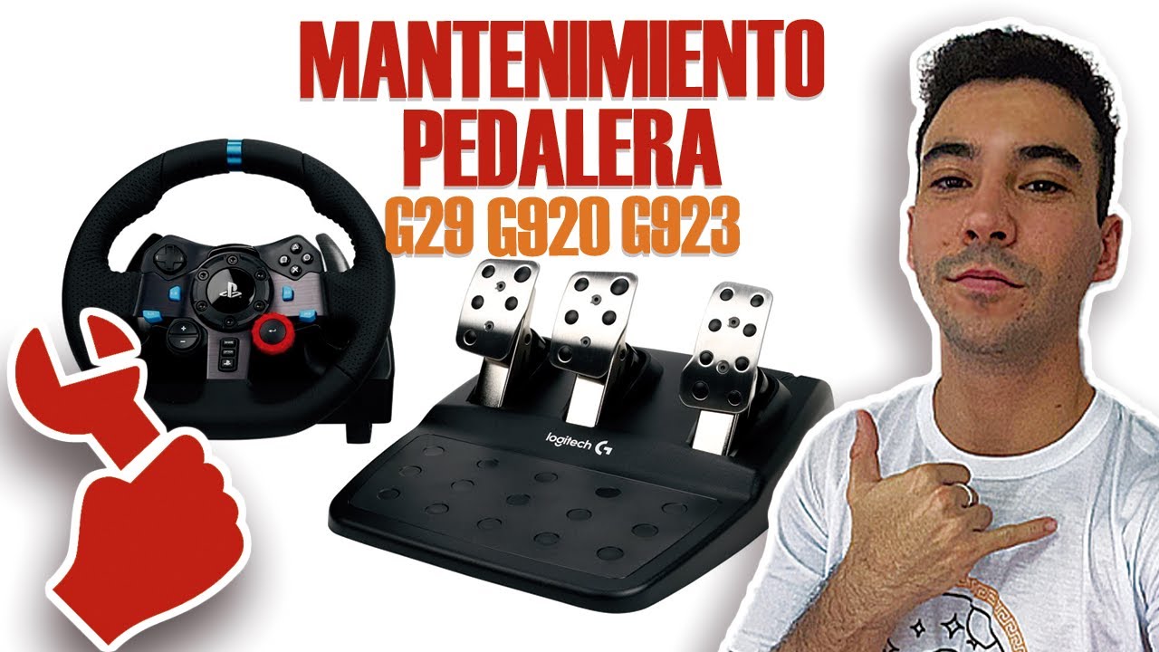 Como hacer MANTENIMIENTO/ LIMPIAR tu PEDALERA logitech G29 G920 G923 #CundoF1