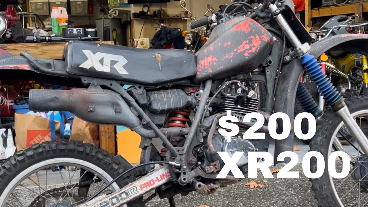 1983 Honda XR 200R Will it Run