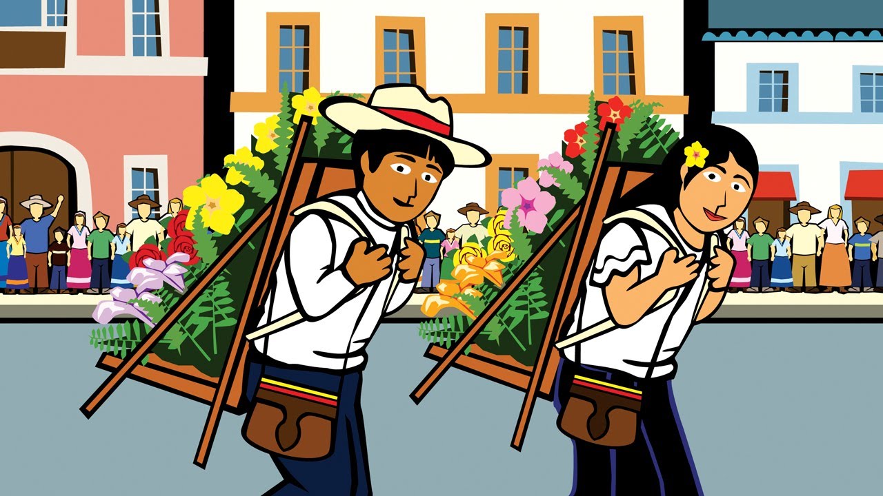 The festival of the flowers in Colombia (English) - Saber Latino