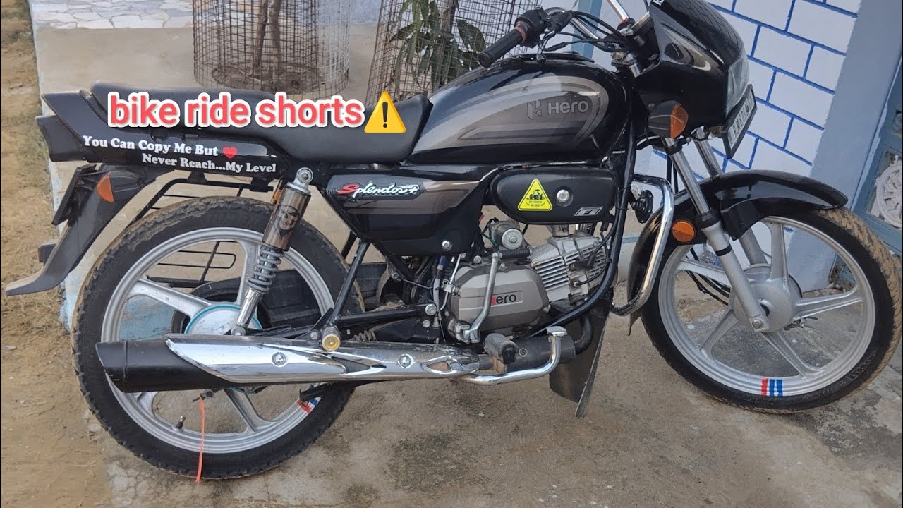 Bike ride shorts videos #shortvideo #splendormodified #splendor #1mviewers ⚔️💫⚠️