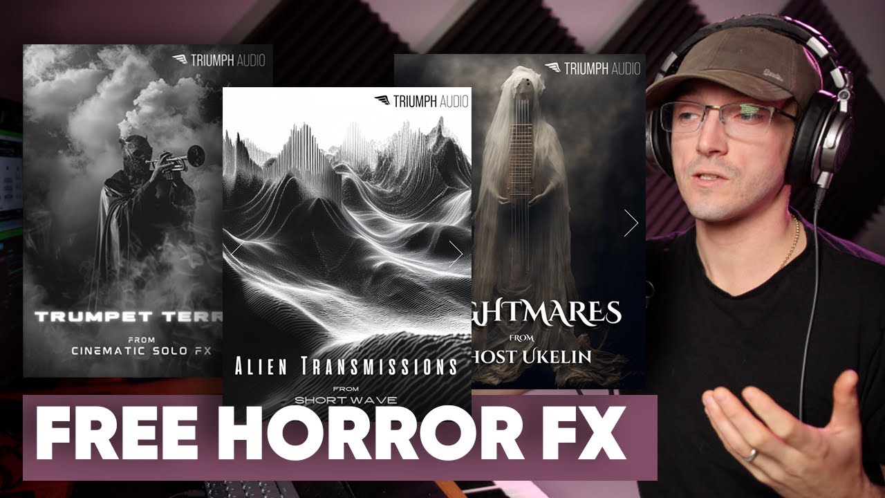 FREE Horror Sound Libraries for Full Kontakt: Trumpet Terror, Alien Transmissions & Ghost Ukelin