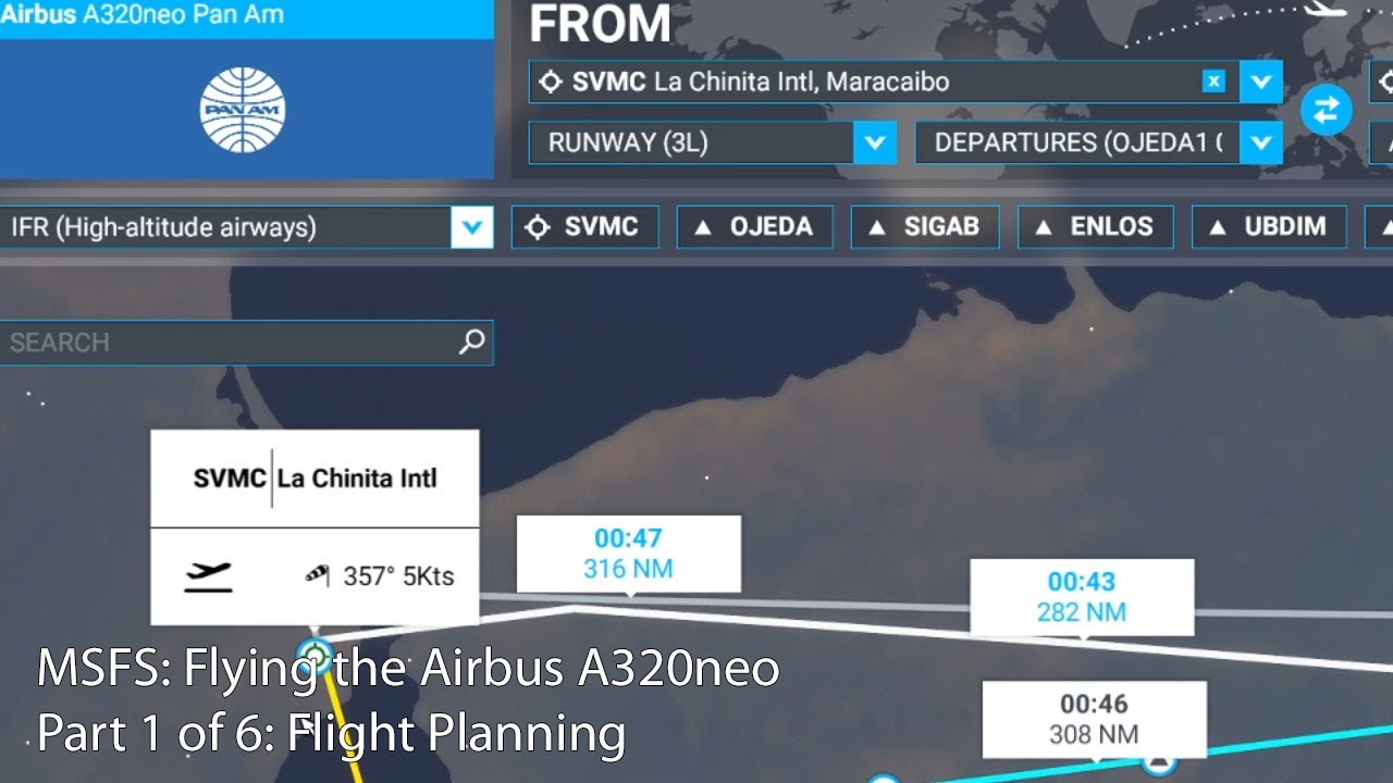 MSFS — Полёты на Airbus A320neo. Часть 1: Планирование полёта
