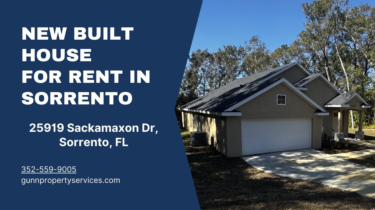 3 Bedrooms/ 2 Bathrooms House for Rent in Sorrento FL | 25919 Sackamaxon Dr