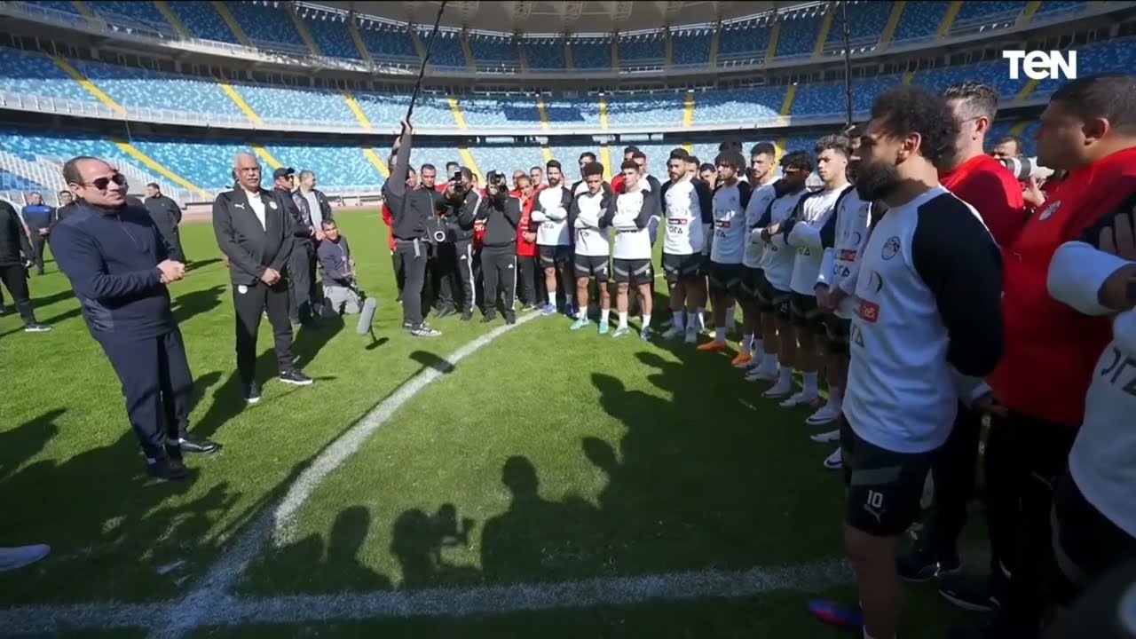 محمد صلاح يعد الرئيس السيسي والمصريين بالفوز ببطولة إفريقيا