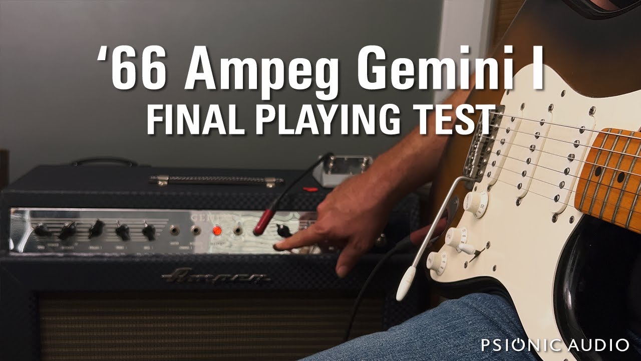 '66 Ampeg Gemini I | Final Playing Test