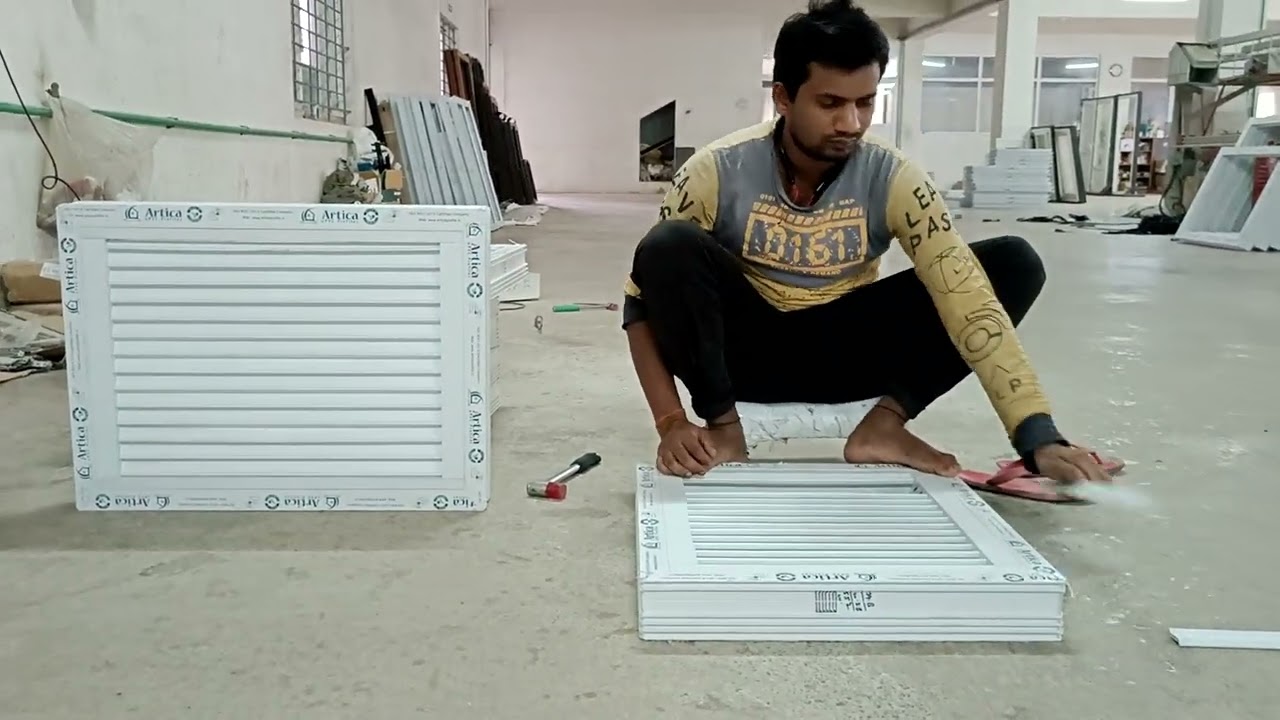 upvc single ventilator and Louver#ventilator #viralvideo #upvc