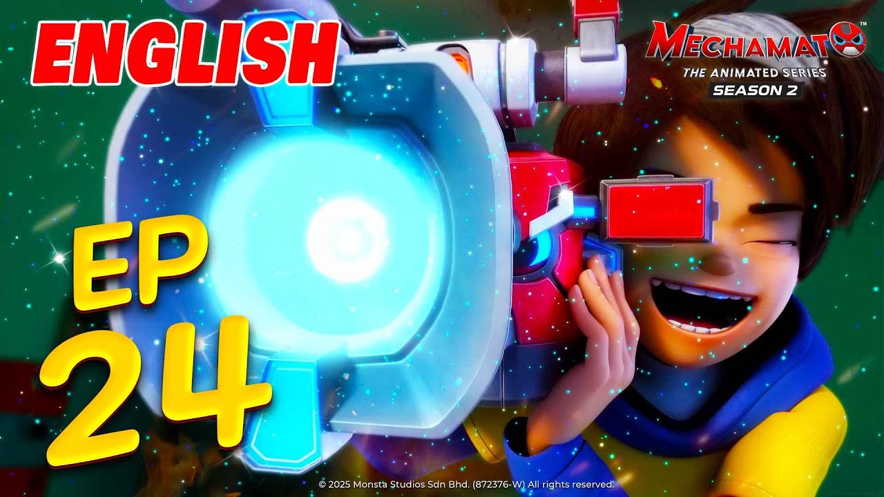 Episode 24 – Mechamato’s Camera Cannon: Click! Then Boom! | Mechamato Animation Series