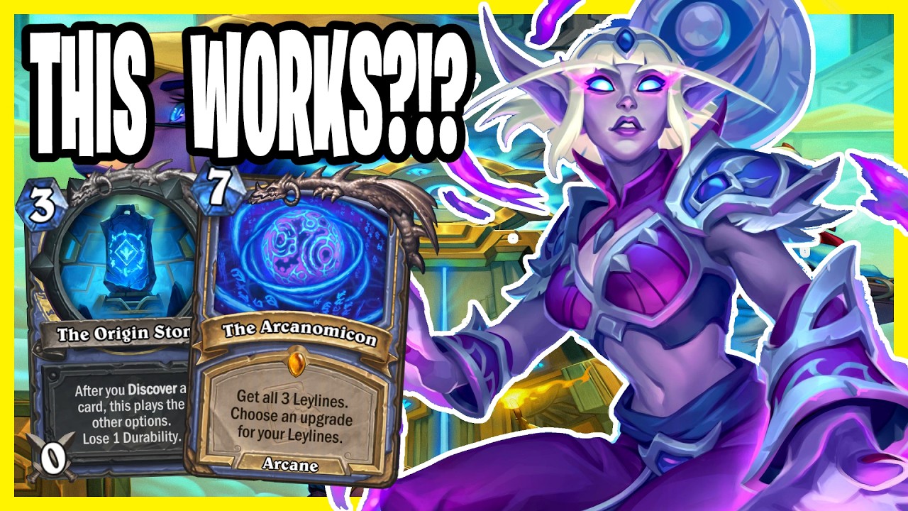Quest Leyline Mage is IRRESISTIBLY FUN! Hearthstone Mage Deck