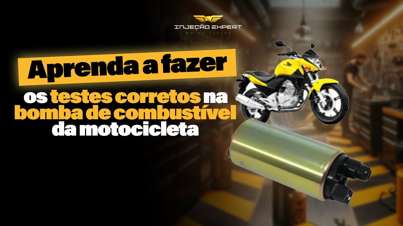 Aprenda fazer os TESTES na BOMBA de COMBUSTÍVEL da MOTO