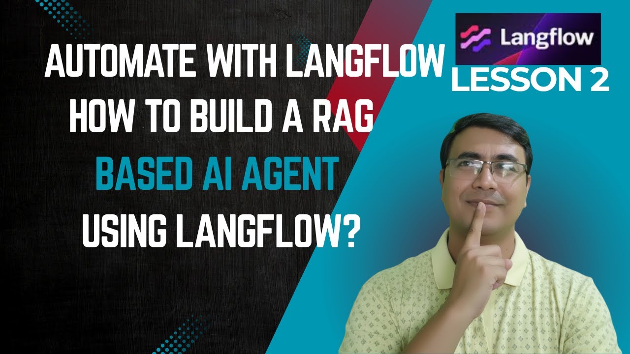 How to build a RAG based AI Agent using Langflow