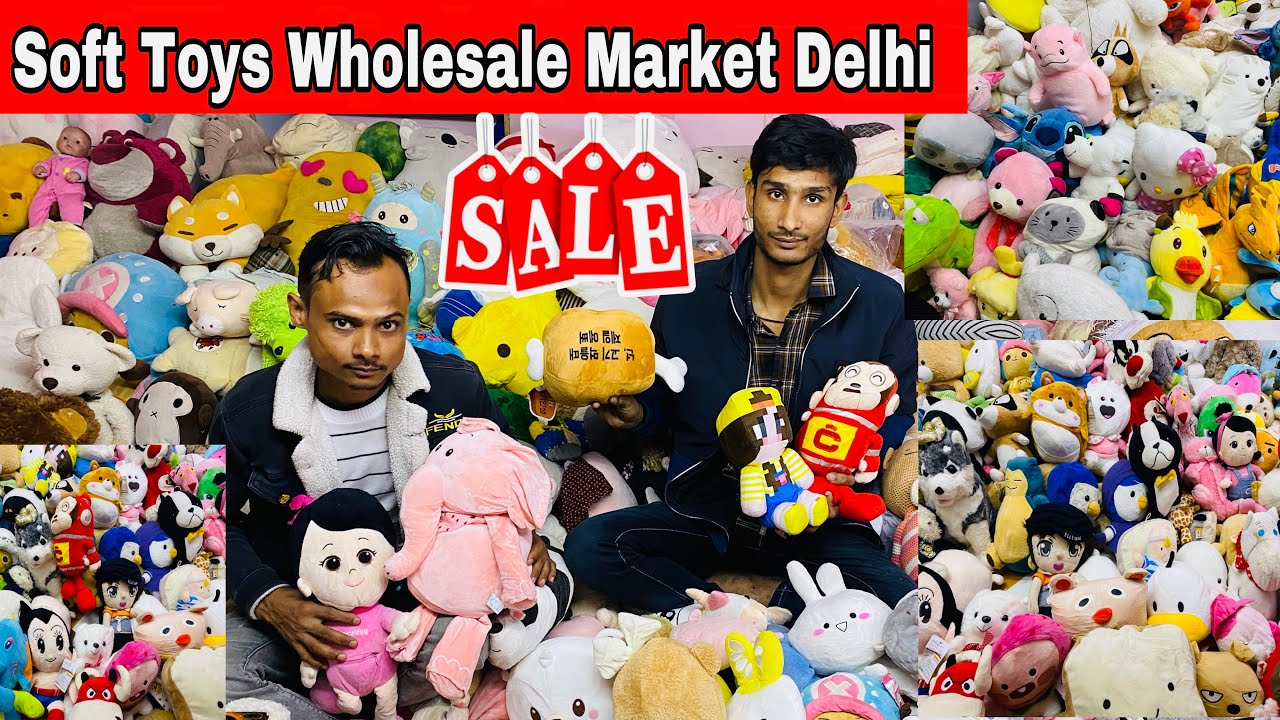Cheapest Soft Toys Wholesale market | Valentine Teddy Bear in Delhi | All type of soft toys Vlog34