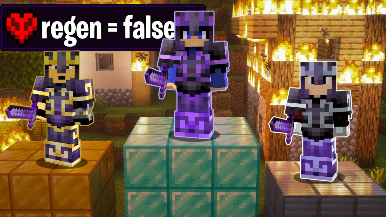 Winning a Pro Minecraft Tournament With NO Regeneration