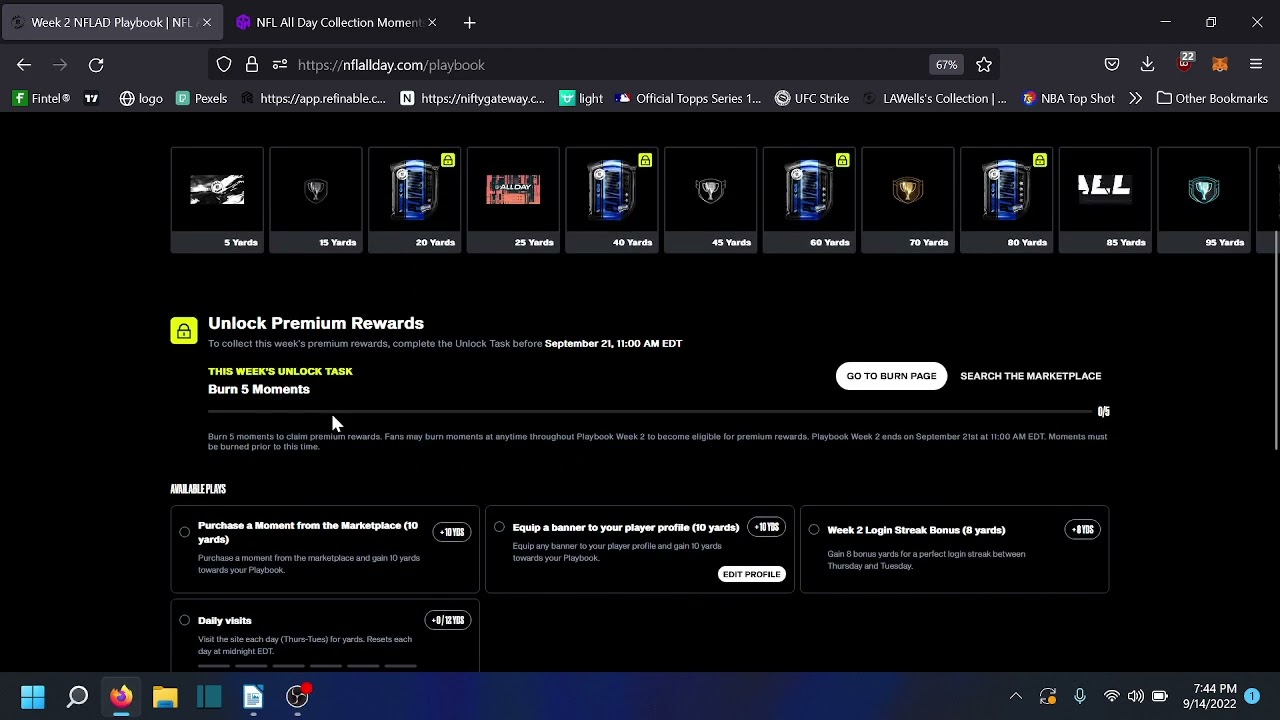 NFL ALL DAY Playbook & Marketplace Updates