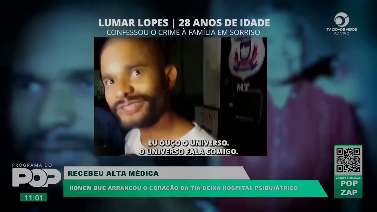 RECEBEU ALTA MÉDICA | HOMEM QUE ARRANCOU O CORAÇÃO DA TIA DEIXA HOSPITAL PSIQUIÁTRICO
